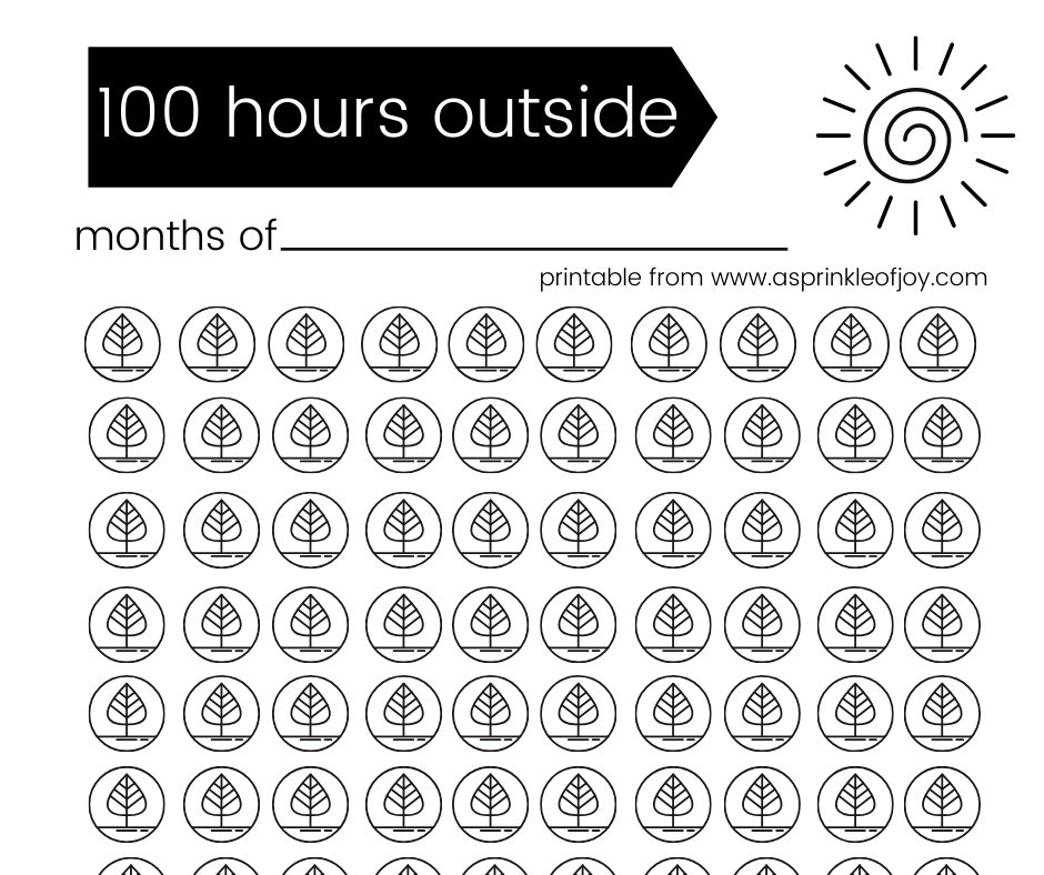 1000 Hours Outside Printable Tracker Prntbl concejomunicipaldechinu 