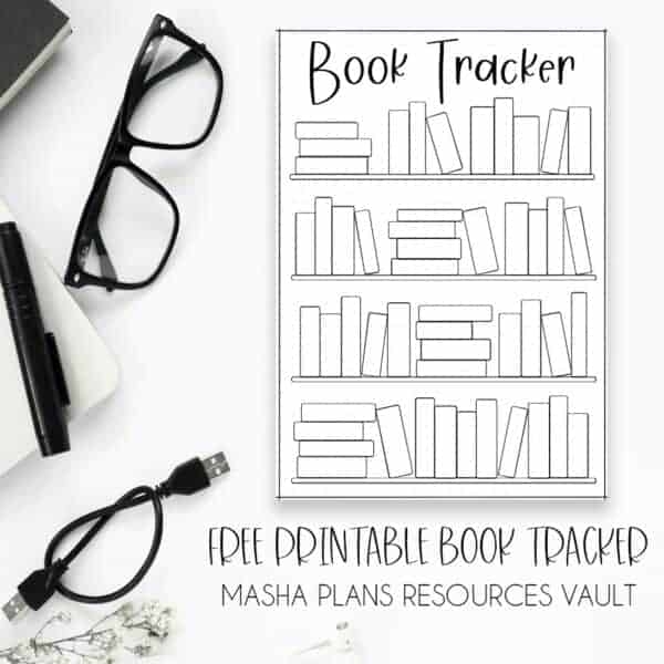 11 Free Bullet Journal Book Tracker Printables