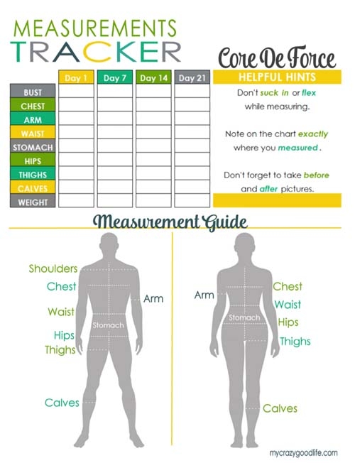 20 Free Beachbody Printables From My Crazy Good Life