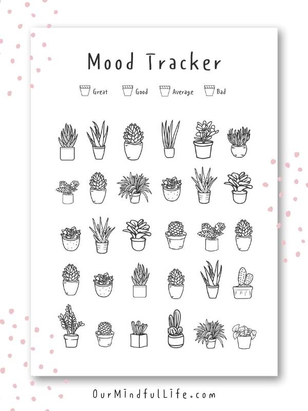 27 Free And Beautiful Mood Tracker Printables Our Mindful Life