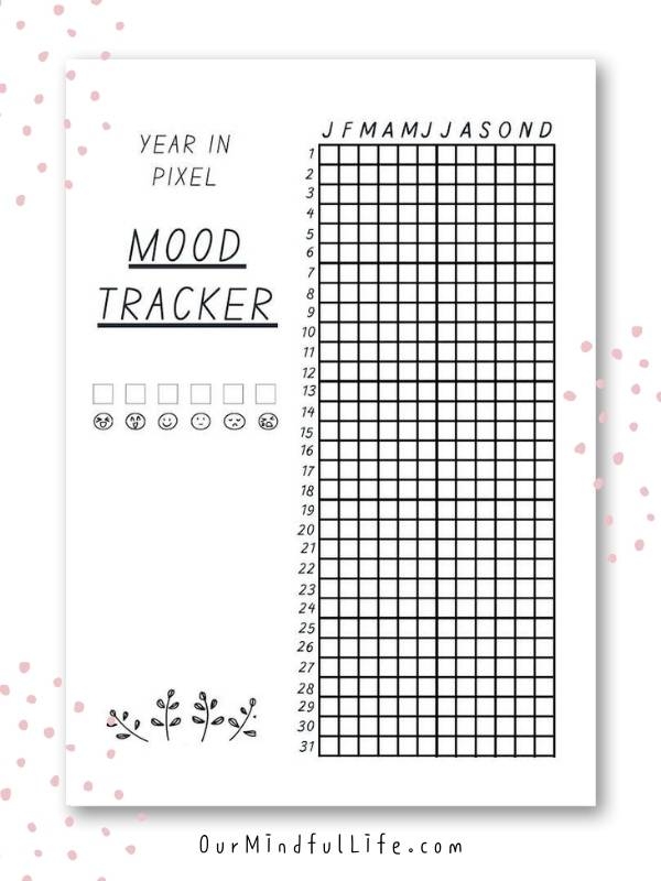 27 Free And Beautiful Mood Tracker Printables Our Mindful Life