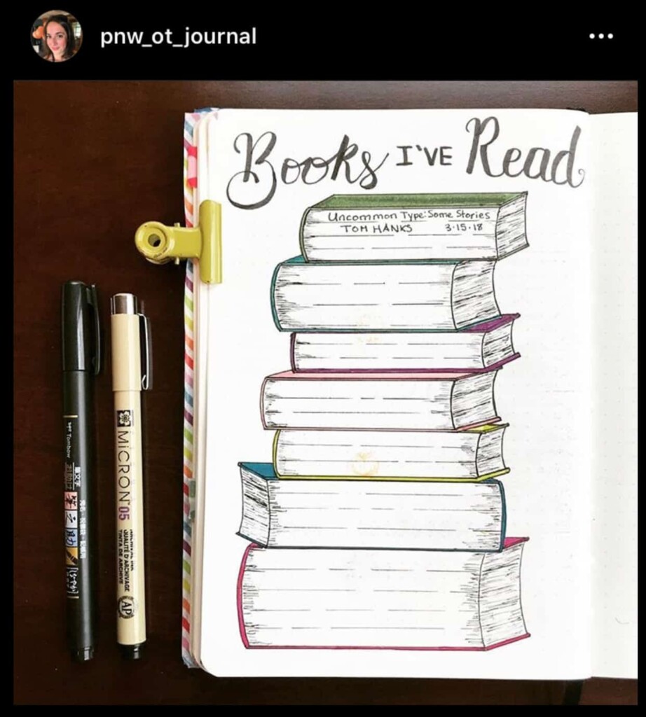 30 Bullet Journal Book Trackers For Book Lovers Angela Giles
