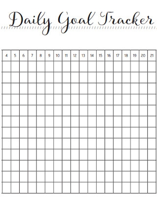 40 SAMPLE Goal Trackers In PDF MS Word