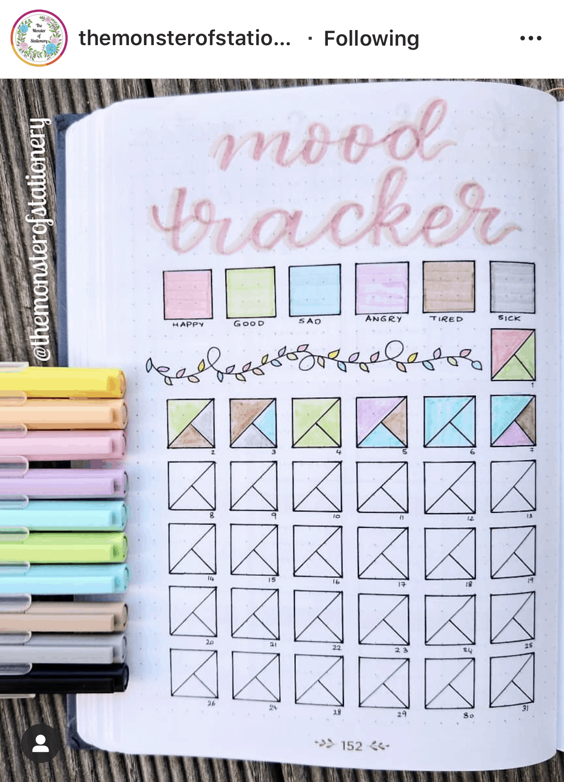 50 Bullet Journal Mood Tracker Spread Ideas