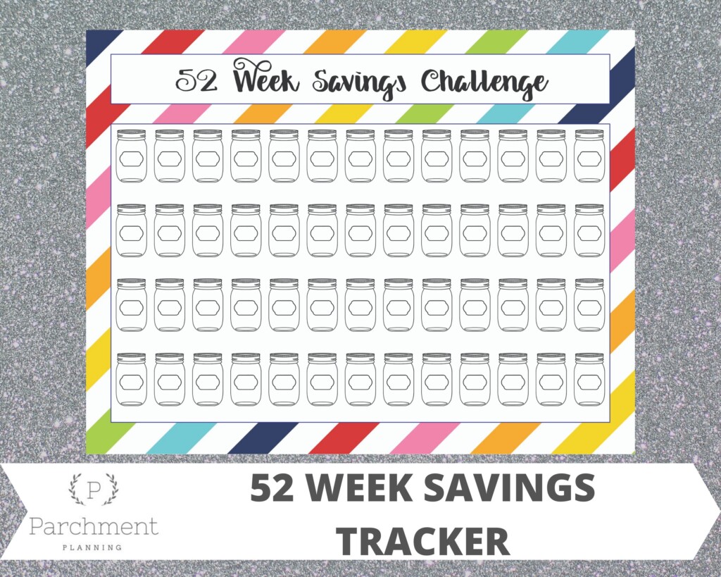 52 Week Savings Tracker Printable Savings Tracker Budget Binder 