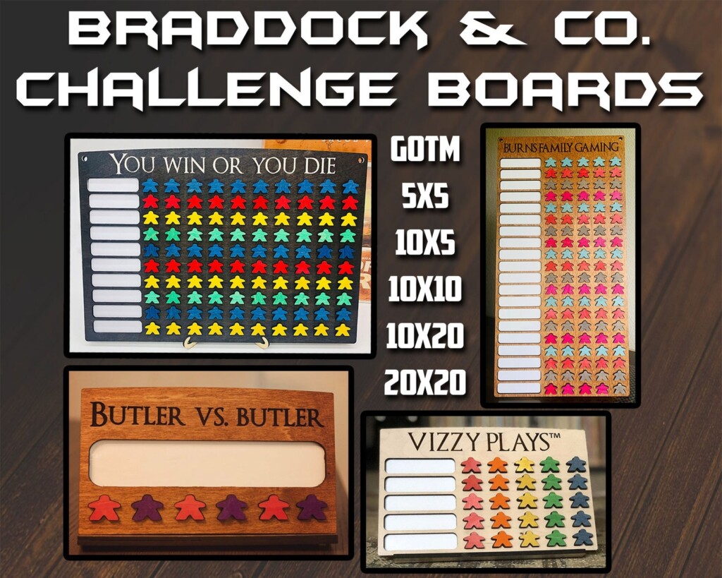 5x5 Game Tracker Board Game Tracker Game Challenge Board Etsy