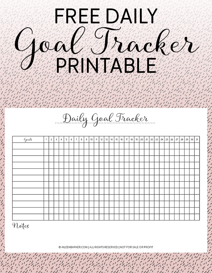 A Good Way To Motivate You To Complete Small Daily Goals Is To Track 