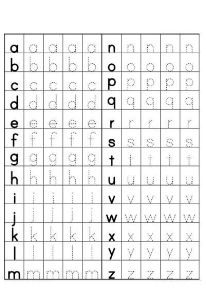 Alphabet Letter Tracking printable Home Study Worksheet Etsy Ireland