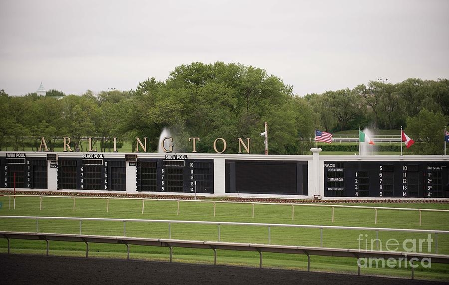 Arlington Park Race Track Photograph By David Bearden Pixels