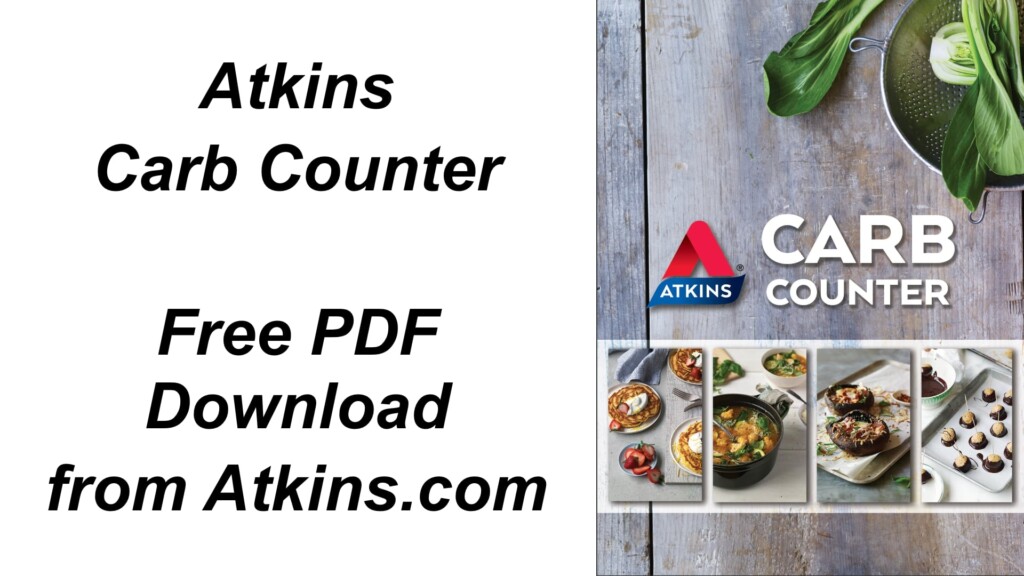Atkins Carb Counter Free Printable PDF Download All Atkins Phases