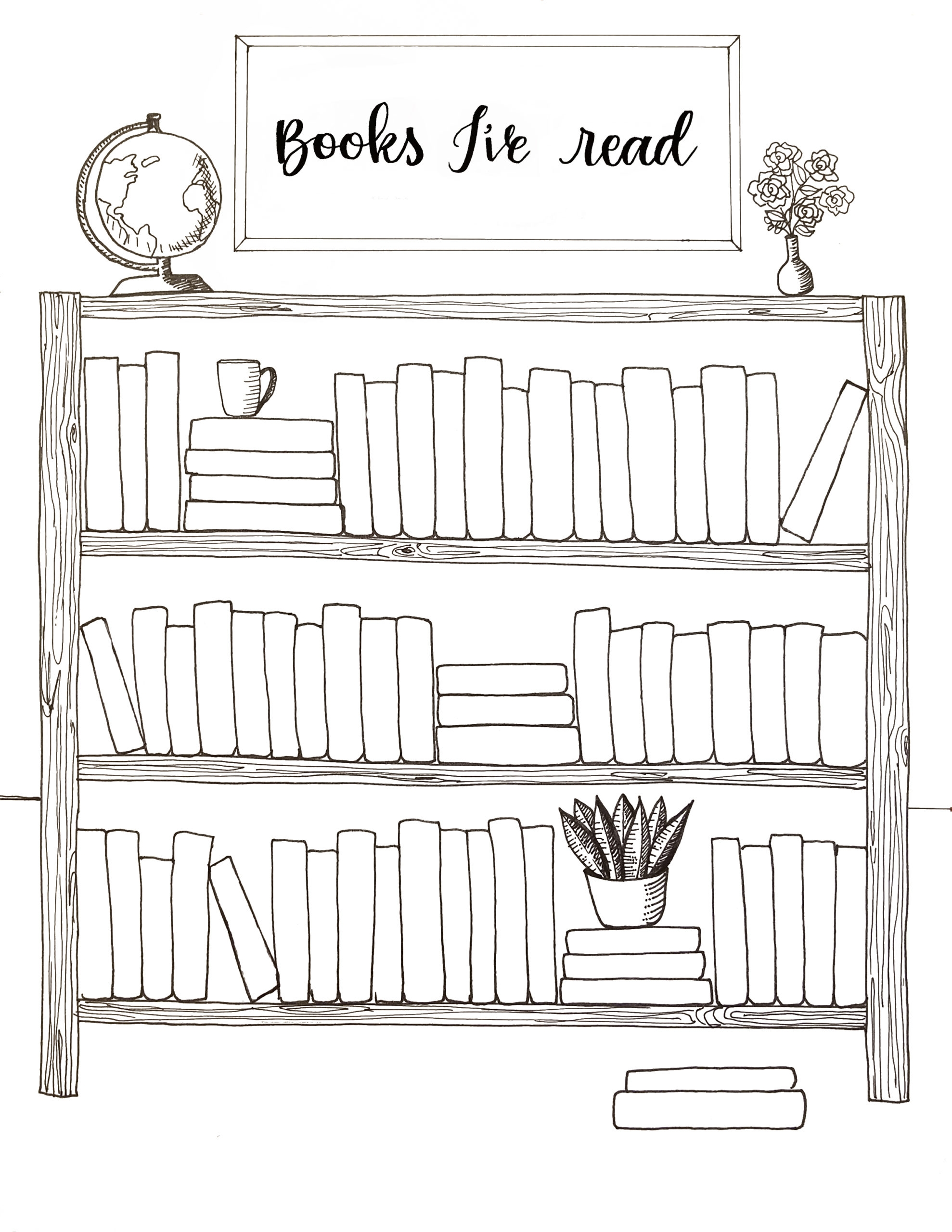 Books I 39 ve Read Printable Book Tracker Lutheran Homeschool