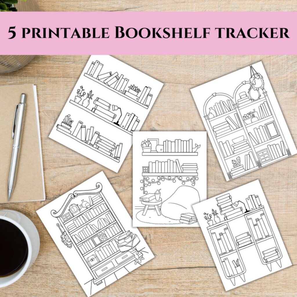 Bookshelf Tracker Book Tracker Printable Printable Etsy