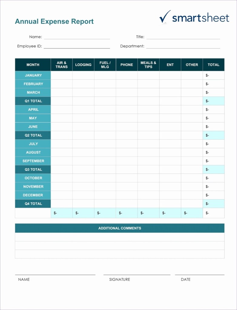 Business Expense Tracker Printable Spreadsheets Ressrite
