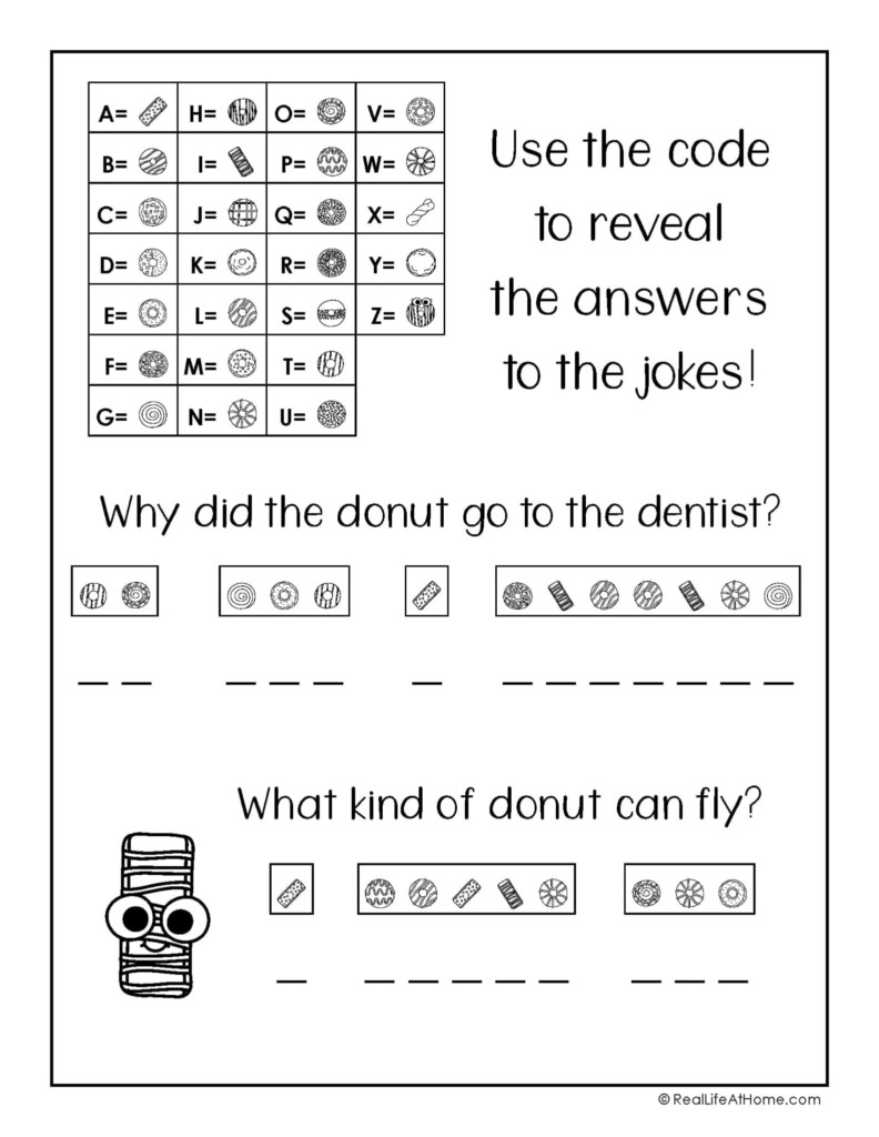 Code Breaker Printable Puzzles Printable JD