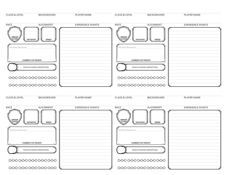 D D 5e Party Tracking Sheet Dungeons And Dragons D d Dungeons And 