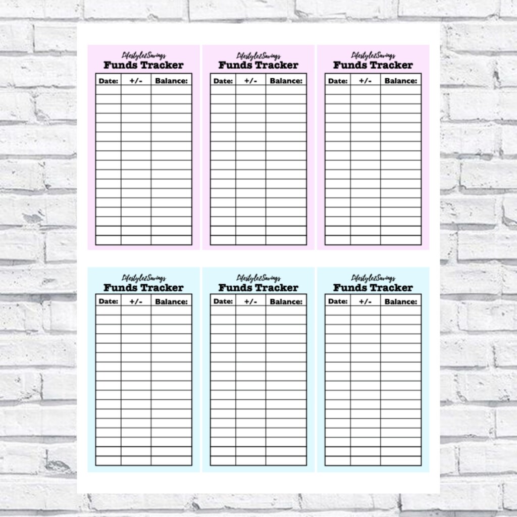 Envelope Template Free Cash Envelope Tracker Printable