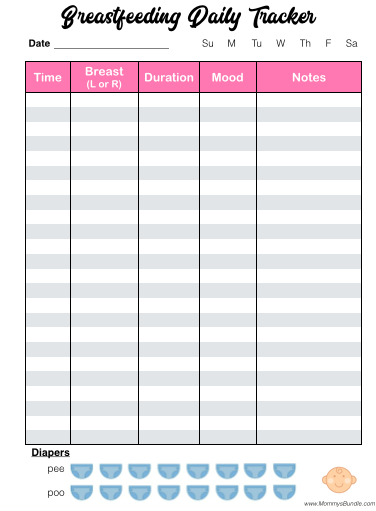 FREE BREASTFEEDING TRACKER 