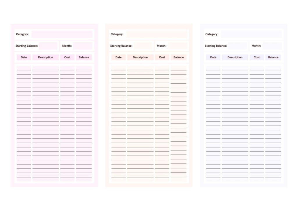 Free Cash Envelope Tracker Printable Free Templates Printable