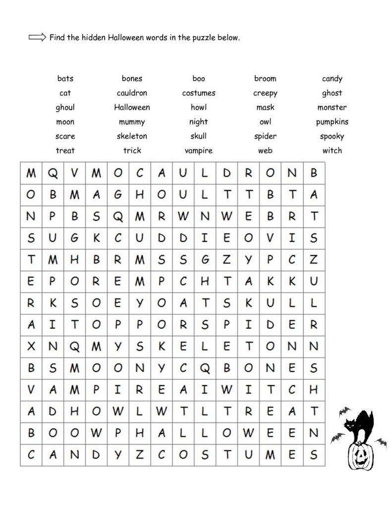 Free Elementary Word Search Printables Learning Printable
