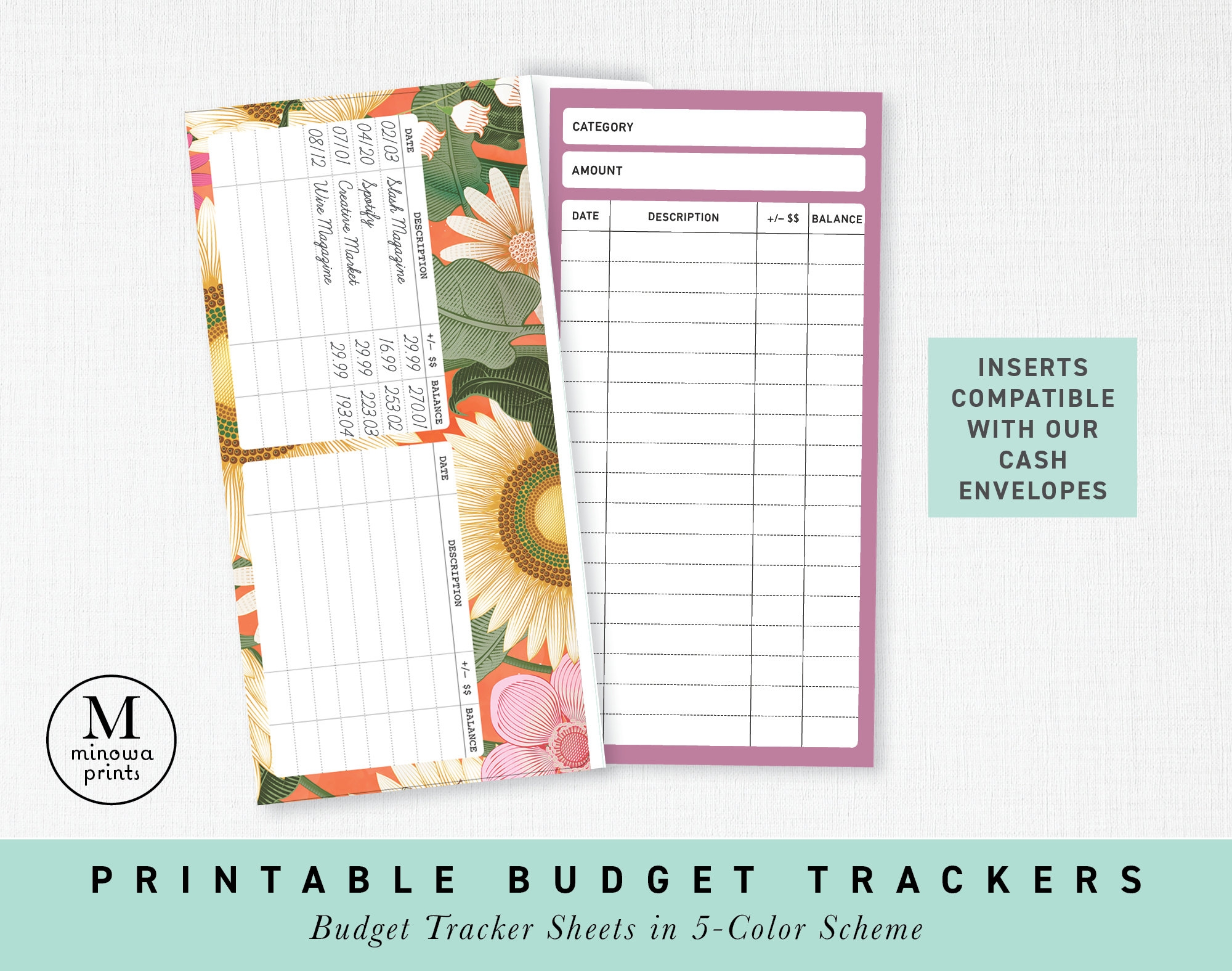 Free Envelope Expense Tracker Printable Mensny