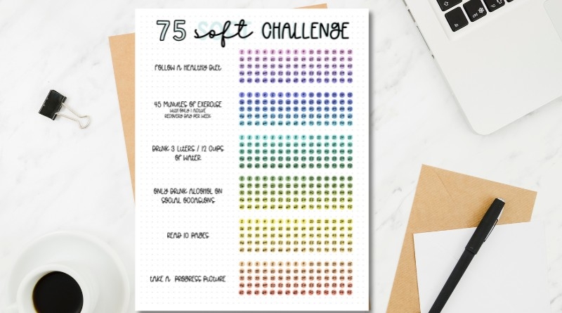 Free Printable 75 Soft Challenge Tracker Lovely Planner