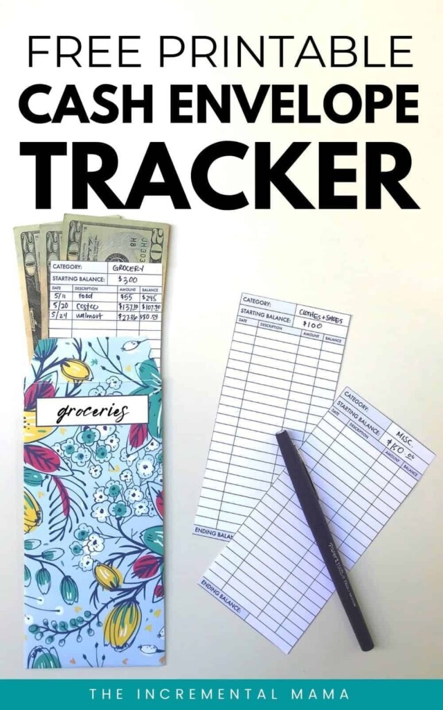 Free Printable Cash Envelope Tracker Inserts Artofit
