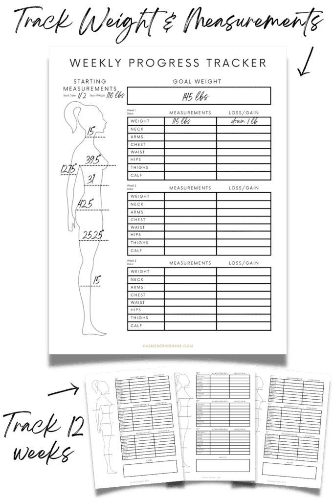 Free Printable Fitness Tracker 10 Pages 