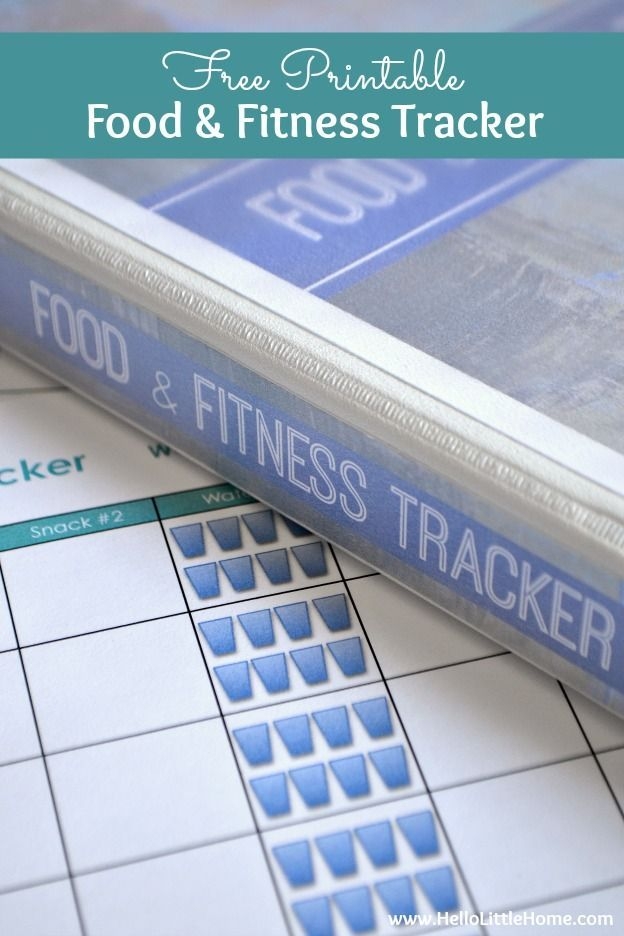 Free Printable Food And Fitness Tracker Get A Free And Fun To Use 