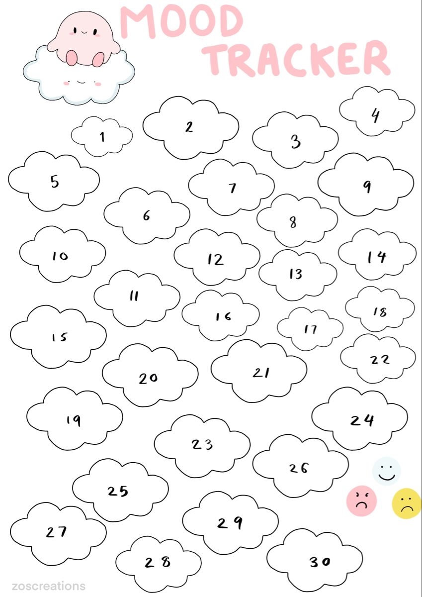 Free Printable Mood Trackers To Understand Your Emotions Steph Social