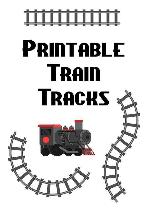 Free Printable Train Tracks 6 PDFs ESL Vault