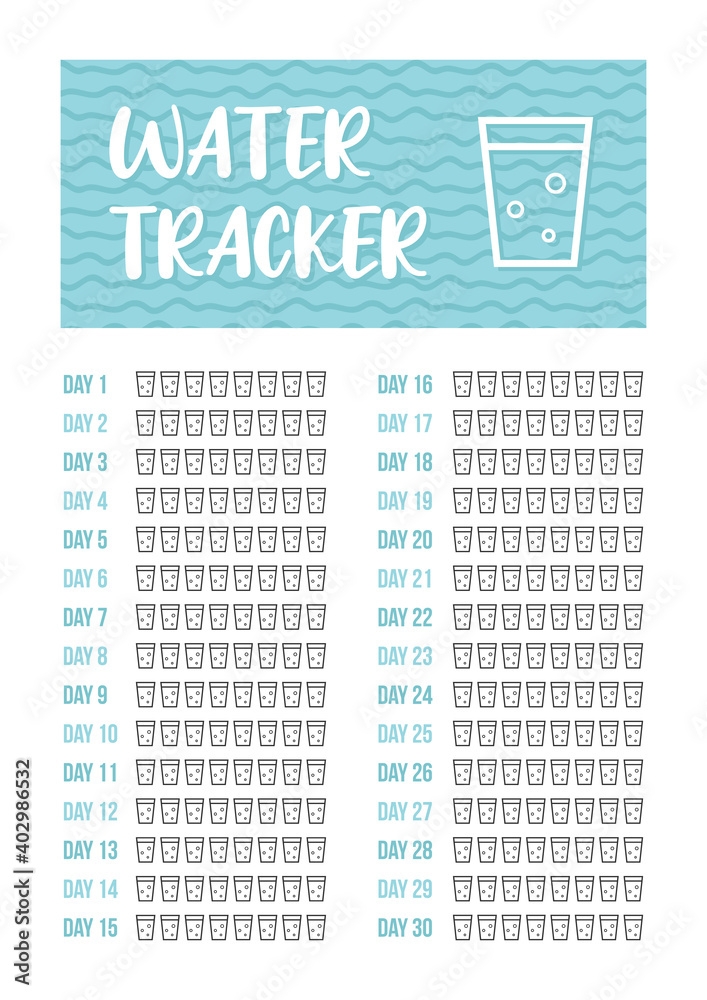 Free Printable Water Tracker Bullet Journal Ideas For 44 OFF