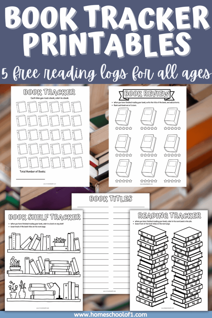 Free Reading Log Printable 5 Templates For Kids 