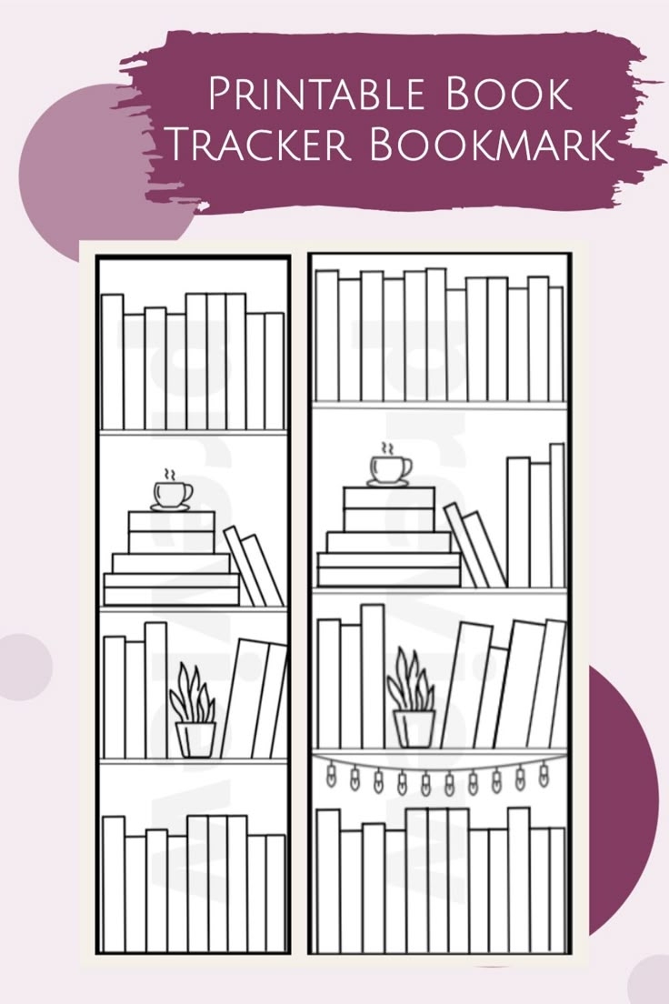 Grab Your Printable Book Tracker Bookmark Today To Start Tracking The