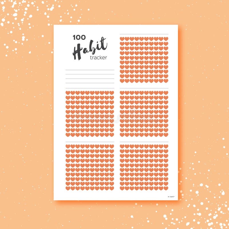 Habit Tracker 365 Days Template Habit Diary For Year Journal Planner 
