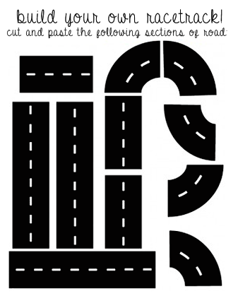 Image Result For Build Your Own Race Track Printable Race Car Themes 