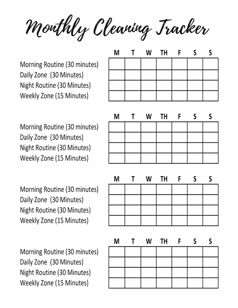 Malena Haas Ultimate Cleaning Schedule PLUS Free Printable 