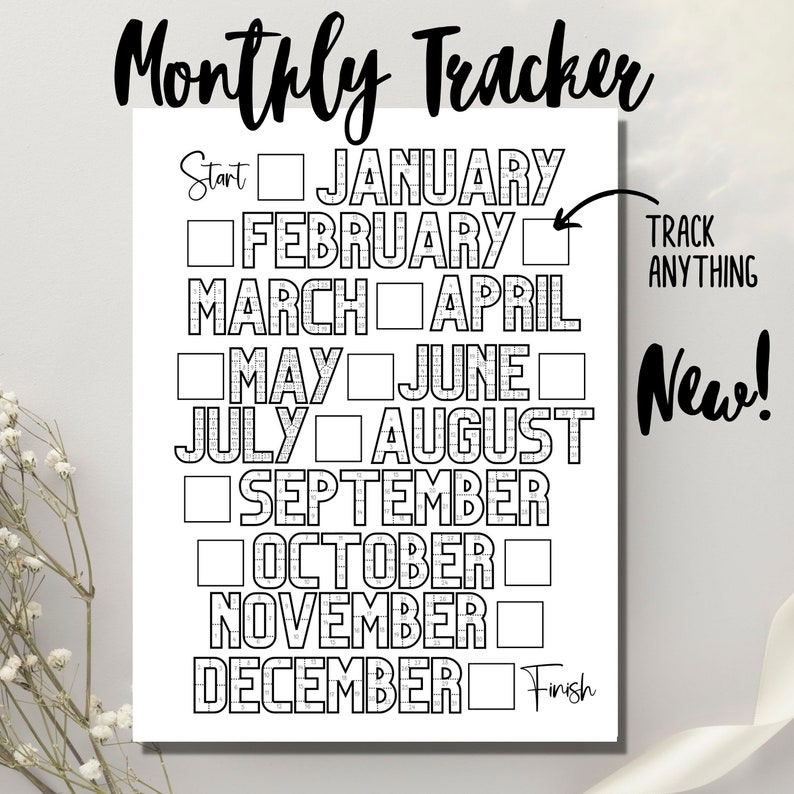 New 2025 Workout Tracker Printable Color And Track Miles Steps Or 