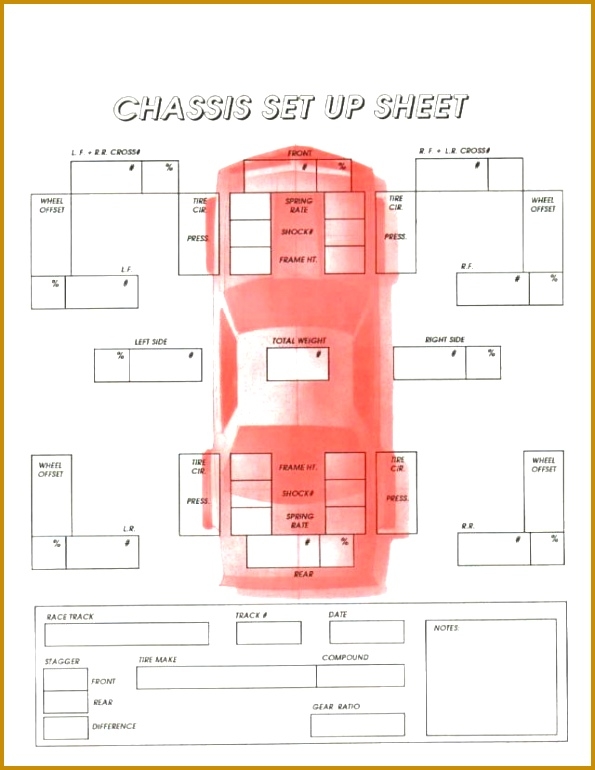Optimize Your Ride The Ultimate Guide To Race Car Setup Sheet 