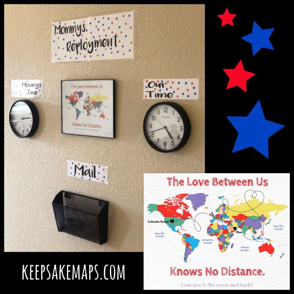Personalized World Map For Kids Deployment Gift For Children Etsy 