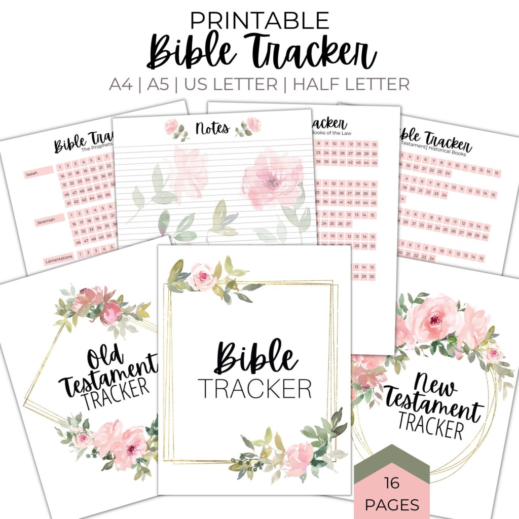 Printable Bible Tracker Bible Reading Tracker Books Of The Bible 