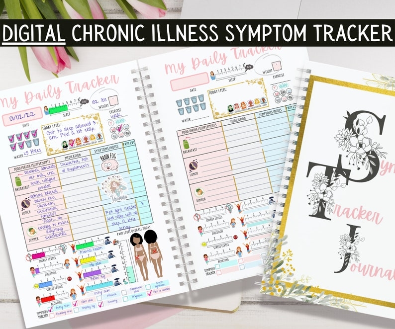 PRINTABLE Chronic Illness Tracking Journal Symptom Tracker Etsy