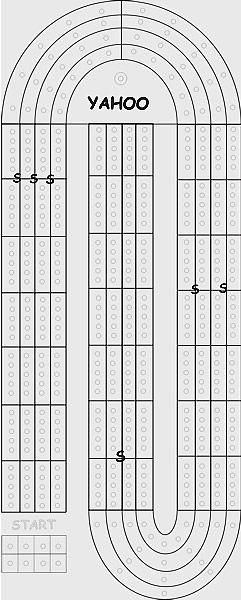 Printable Cribbage Board