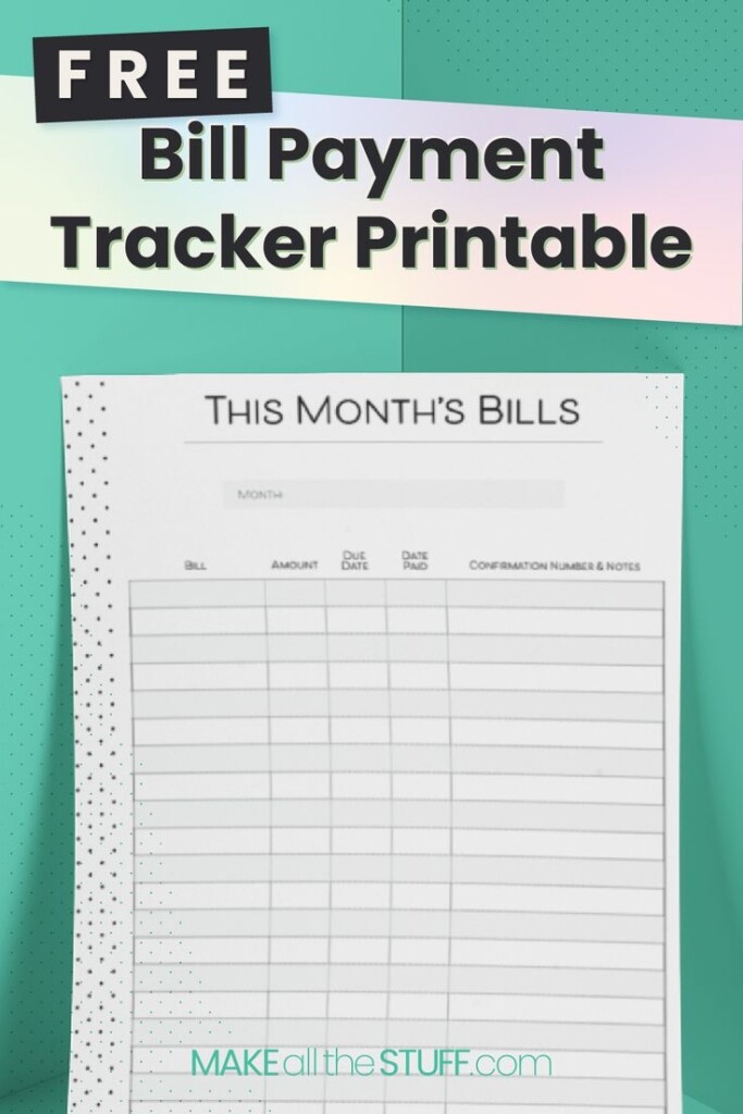 Printable Financial Planner Free Download And Print Today To Fit Your 
