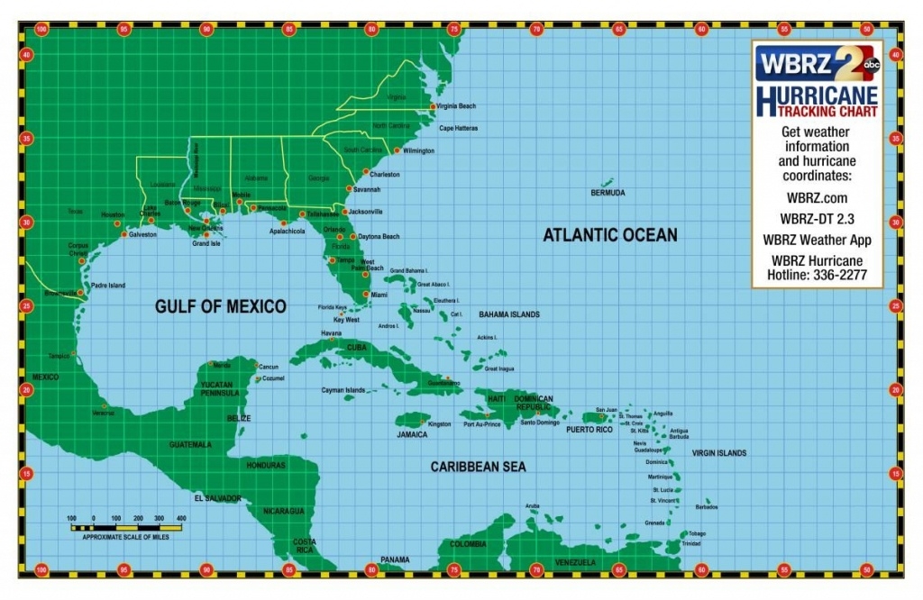 Printable Hurricane Tracking Map