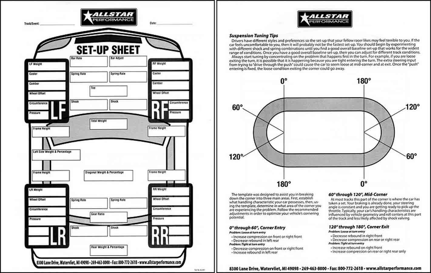 Printable Racing Setup Sheets Customize And Print Vrogue co