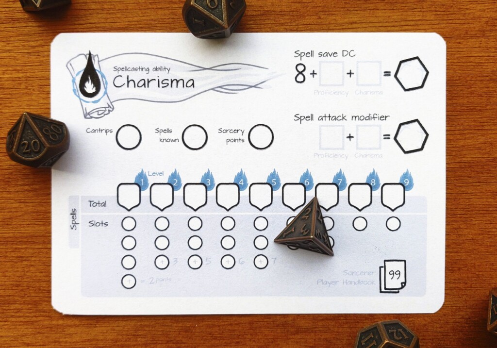 Printable Spell Slot Tracker Printable Word Searches