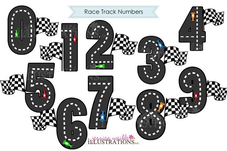 Race Track Numbers