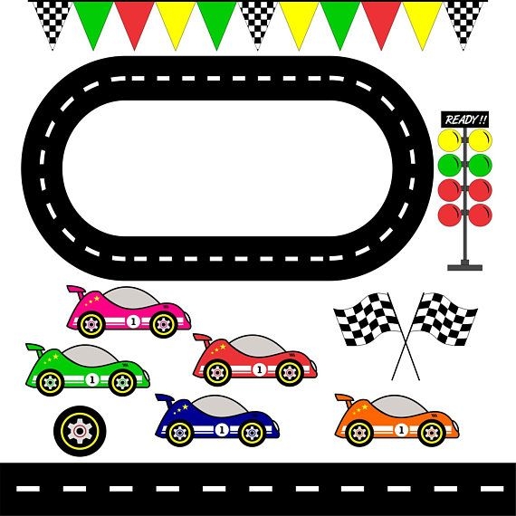 Race Track Printable Calendar Printables