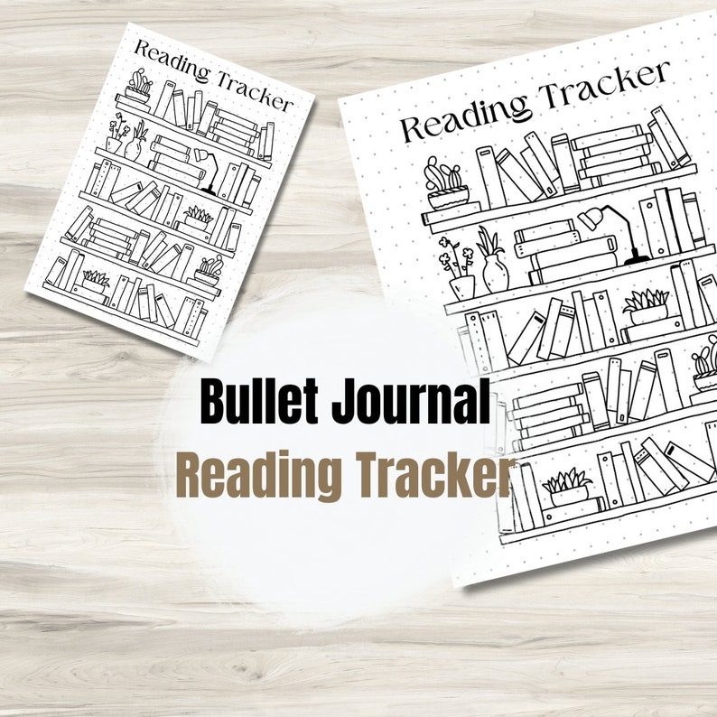 Reading Bullet Journal Tracker Printable Downloads For Journals And 