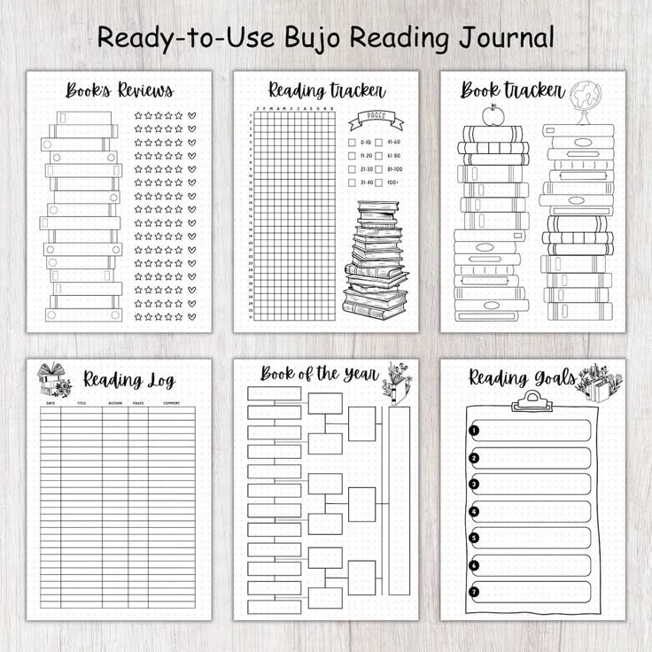 Reading Log 2025 Printable Mary Scott
